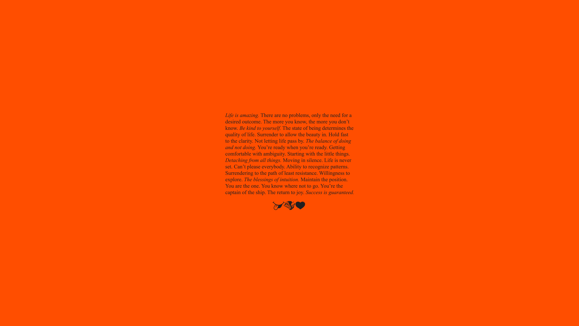Full-bleed landing artwork
